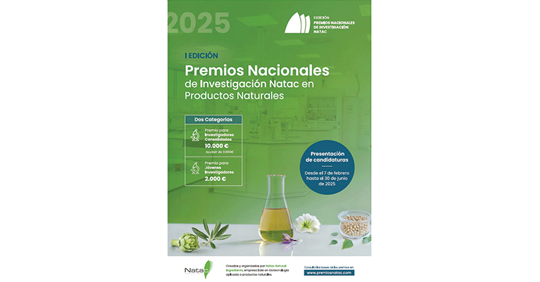 Natac convoca la I edición de los Premios Nacionales de Investigación en Productos Naturales