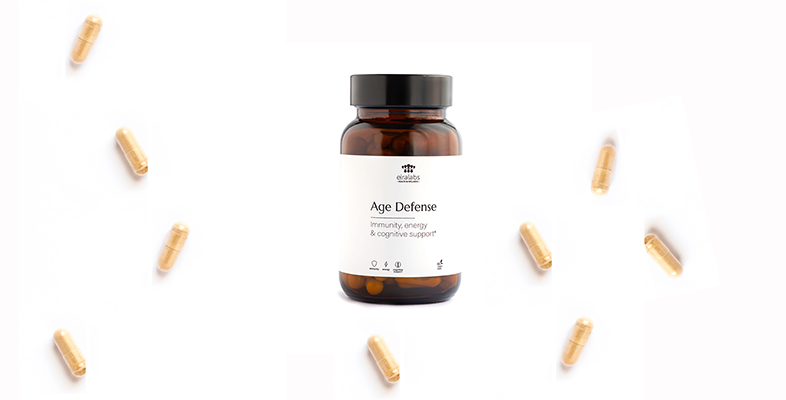 Age Defense, nutracéutico de acción rejuvenecedora a  base de extractos de plantas, vitaminas y minerales