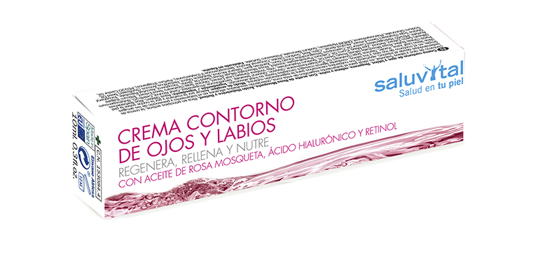 Contorno de ojos y labios con rosa mosqueta