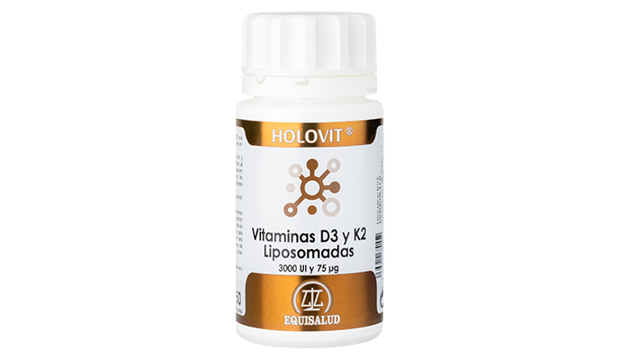 Vitaminas D3 y K2 liposomadas