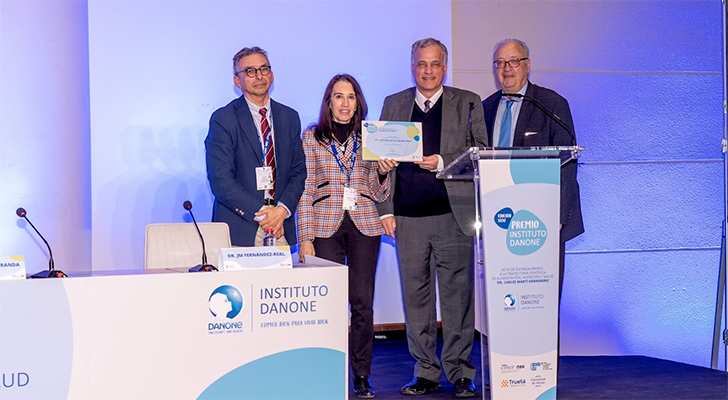 Doctor Fernández-Real, premio Danone